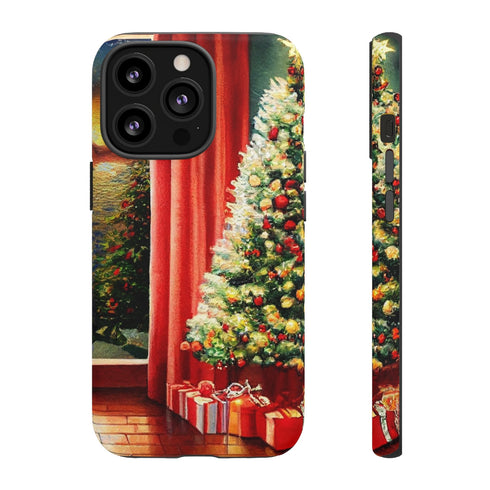 Christmas Tree in Cozy Holiday Home - Impact Resistant Phone Case iPhone 13 Pro Matte